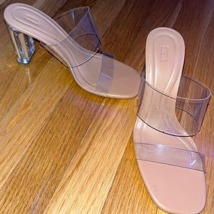 Zara Clear Heels